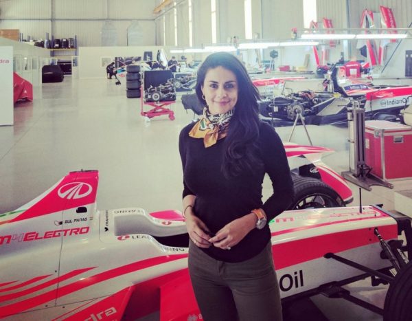 Gul Panag at the Mahindra development facility in Barcelona